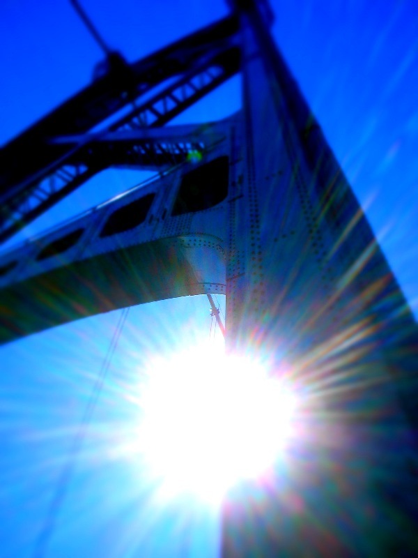 The Bridge with sunshine
