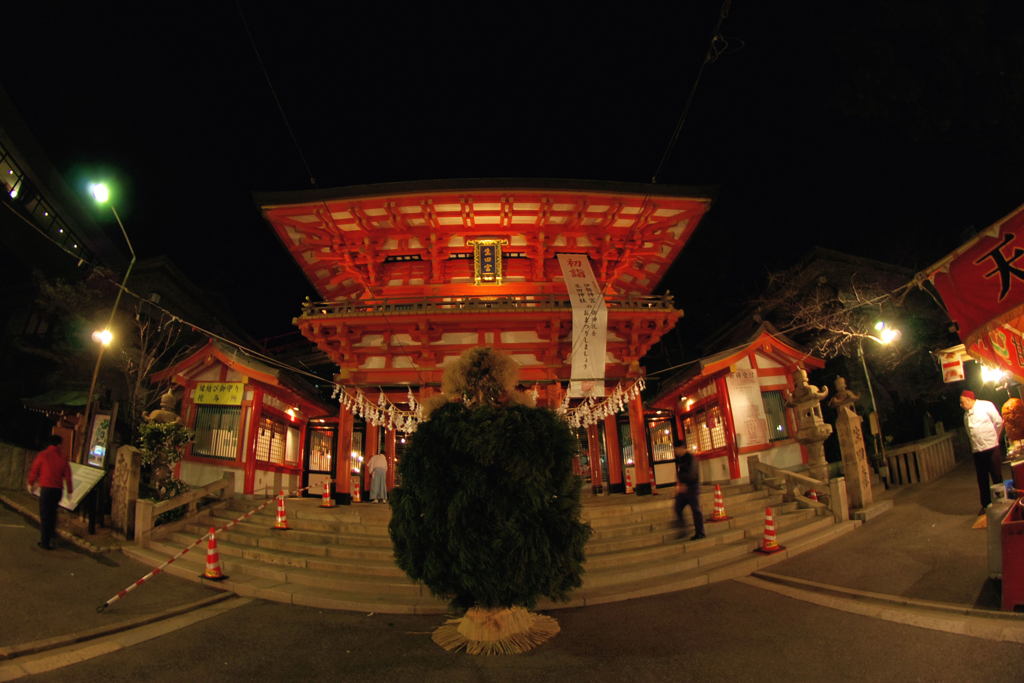 2011年大晦日の生田神社