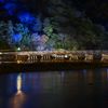 渡月橋の夜に