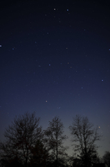 晩秋の星