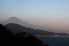 霊峰染まる