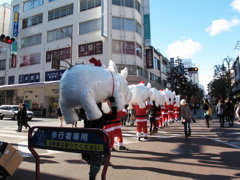 クリスマスの行進(笑)