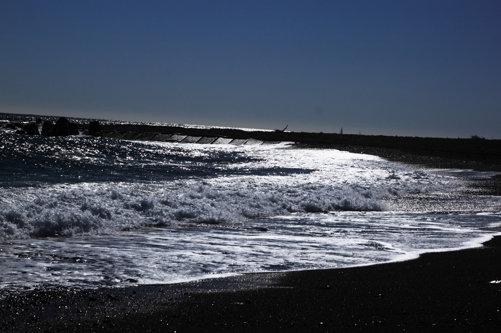 輝く美穂の浜