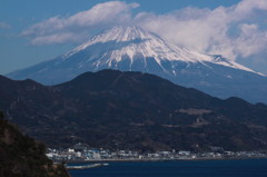 山肌に雲の影-さった峠より-