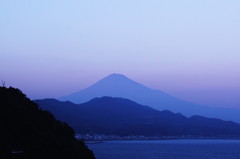 青い富士山
