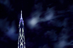 夜雲とツリータワー