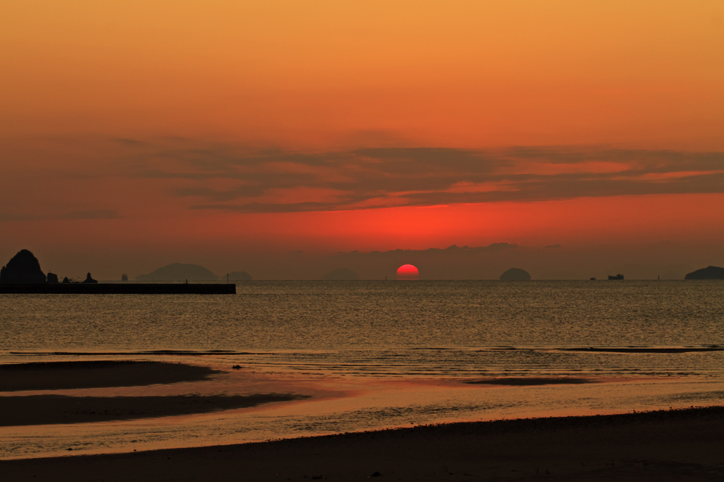 瀬戸の夕焼け