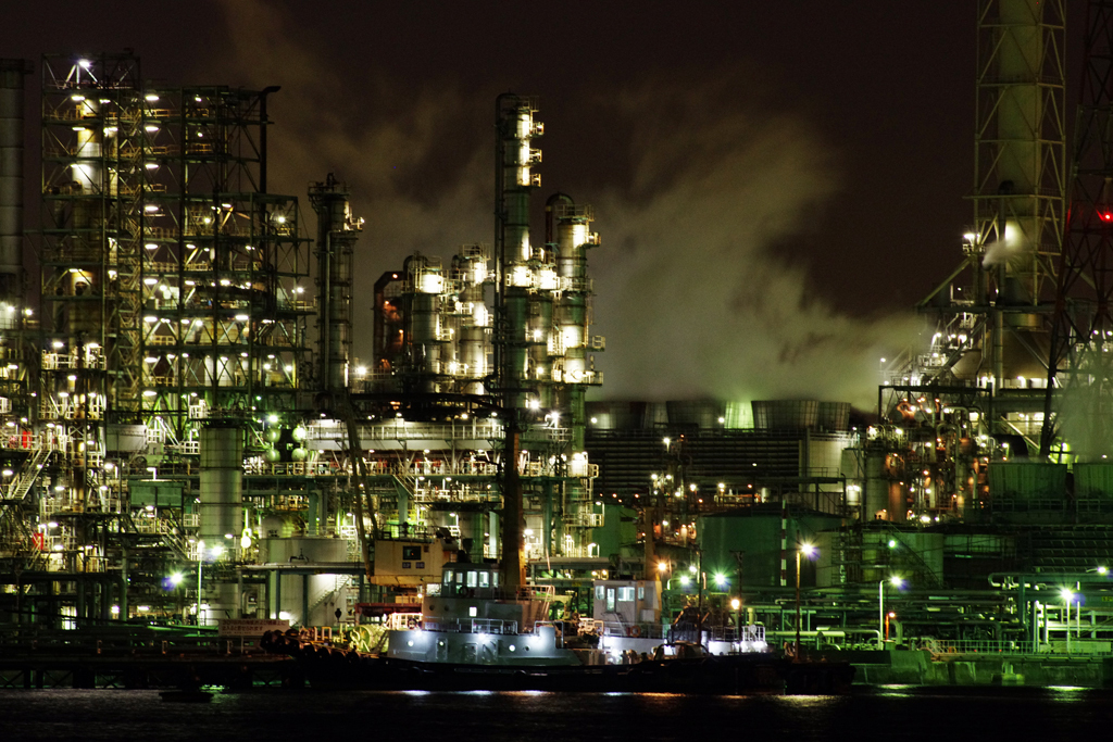 根岸製油所夜景