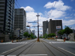 路面電車に乗って