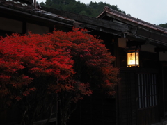 妻籠宿＿宿場の夕暮れ