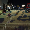 京都駅ビル大階段 グラフィカル・イルミ201310＿３　ジャック・オー・ランタン