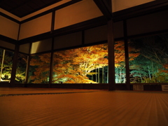 京紅葉2024＿大原・宝泉院　秋の夜灯り02