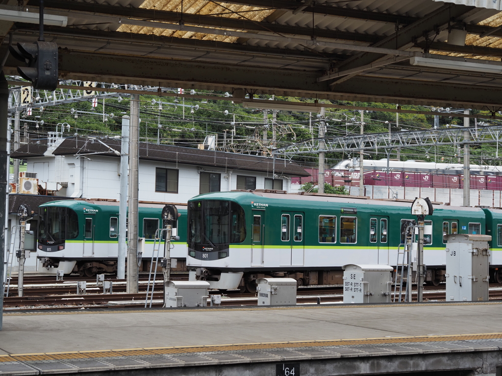 京阪と貨物とサンダーバード