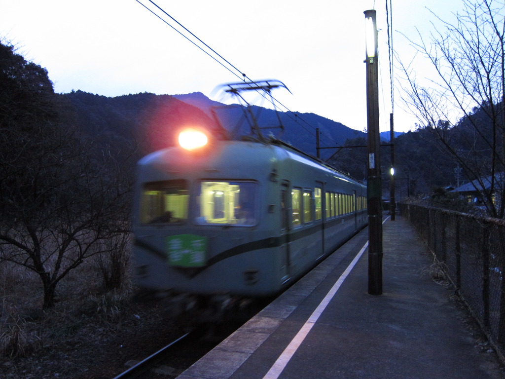 夕暮れの老兵