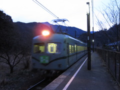 夕暮れの老兵