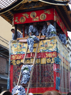 祇園祭20＿岩戸山 曳き初め終了