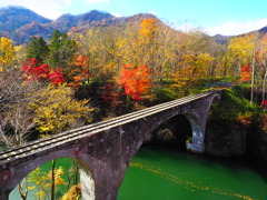 秋の第三音更川橋梁_02