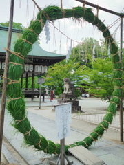 今宮神社02＿ここでも茅の輪くぐり