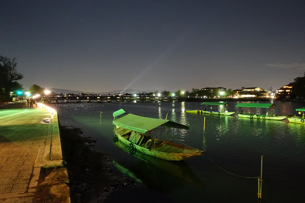 大堰川夜景