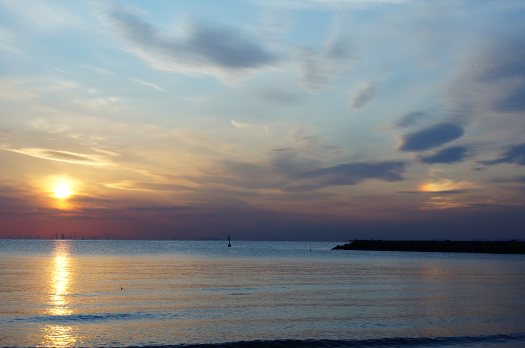 東京湾の夕景1