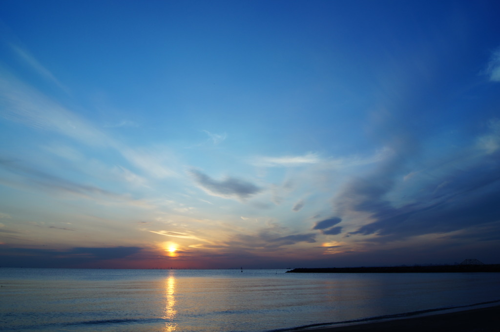 東京湾の夕景2