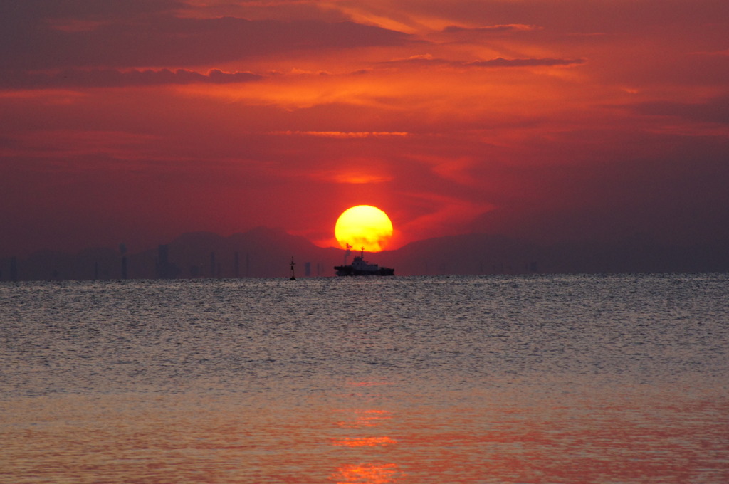 東京湾の夕景4