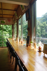 鳩ノ巣小橋のカフェ