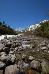 雪融け清流