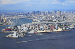 urban view of Osaka