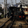 車掌と坊ちゃん列車