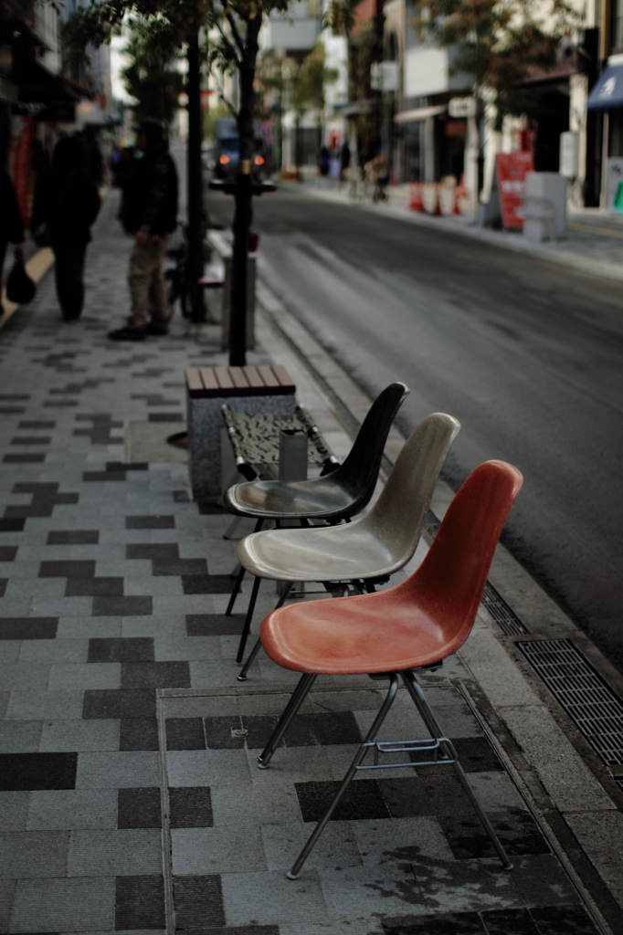 three chairs