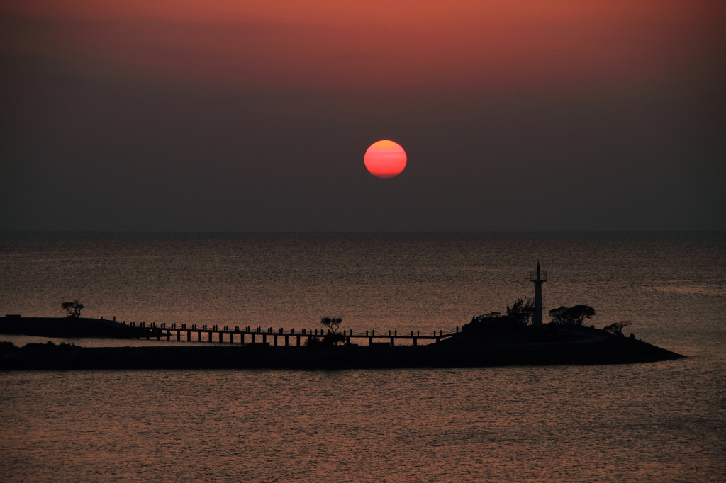 沖縄夕景