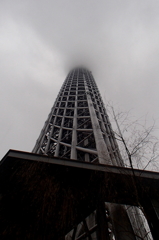 雲の上の塔