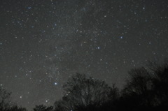 静寂の夜空