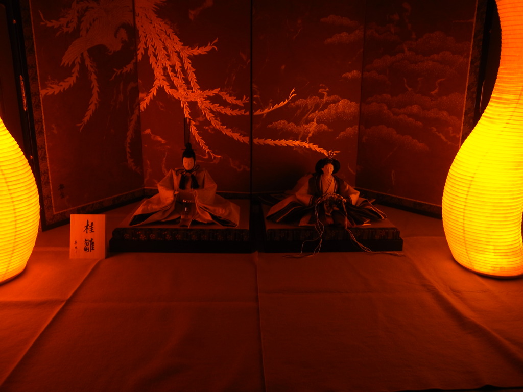 しっとりとしたお雛様