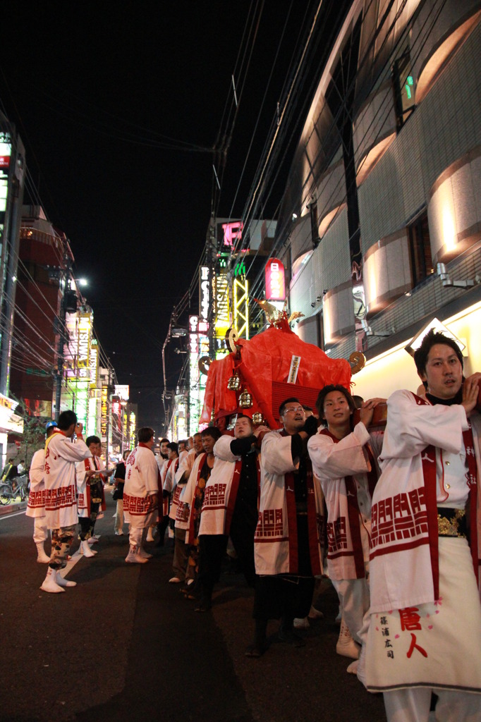 夜間巡幸