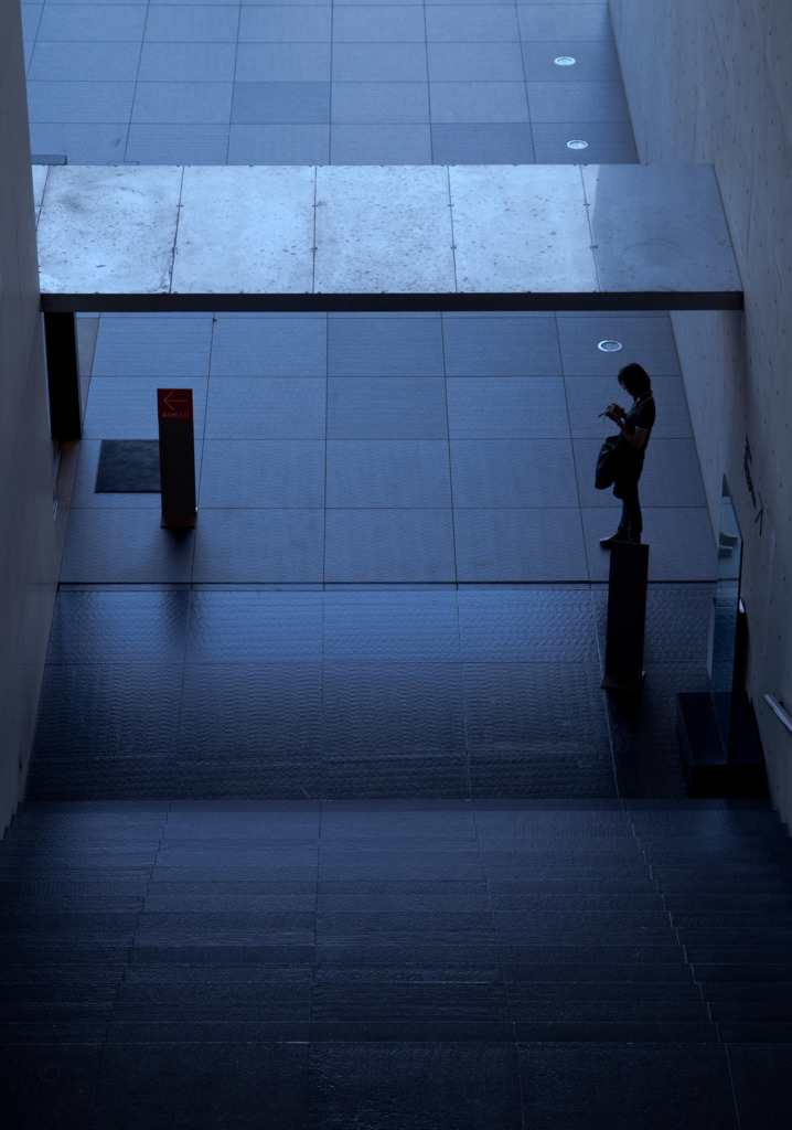 Straying blue 