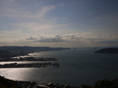 午後の瀬戸内と高松