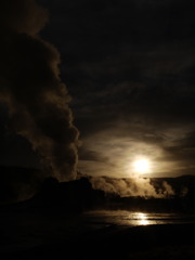 朝日のキャッスルガイザー