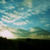 雲の向こうに
