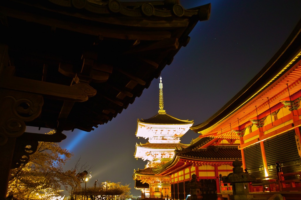 闇夜の古都