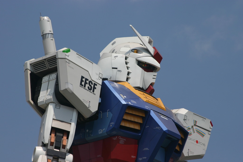 お台場ガンダム　横顔