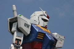 お台場ガンダム　横顔