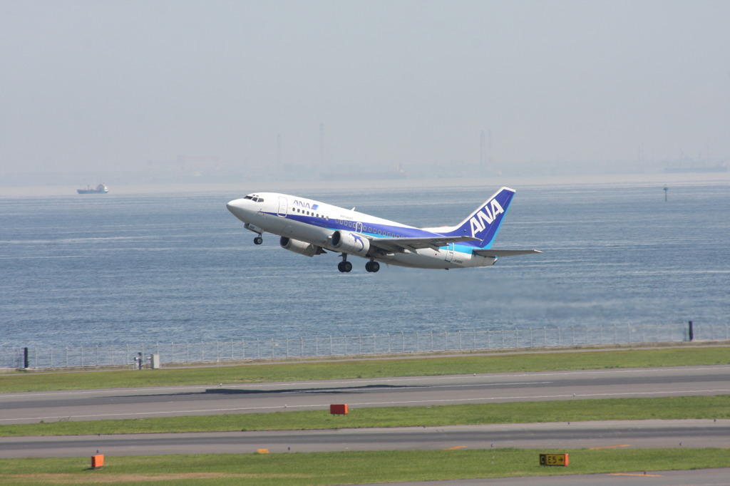 Boeing737-500  離陸