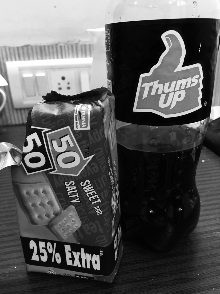 Coke and biscuits 