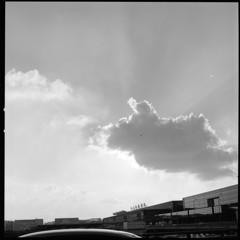 空港上の雲