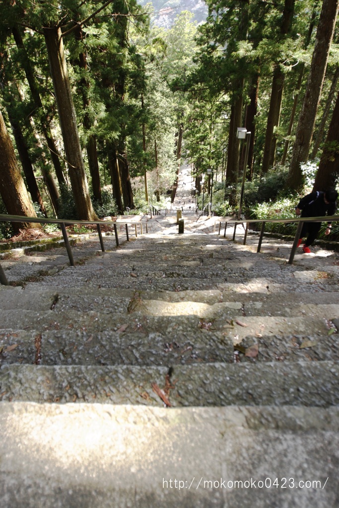 身延山　久遠寺　階段