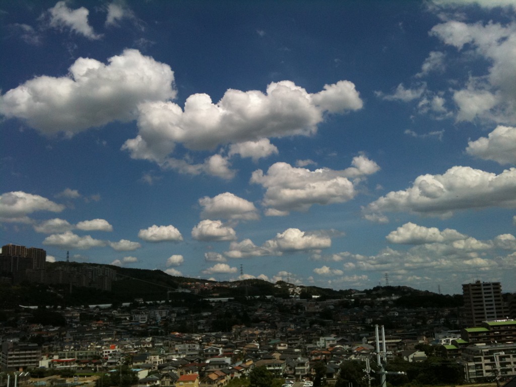 晩夏の空