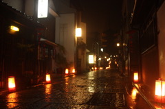雨の京都