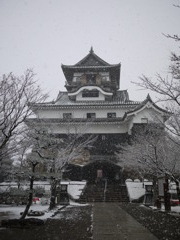 雪の白帝城